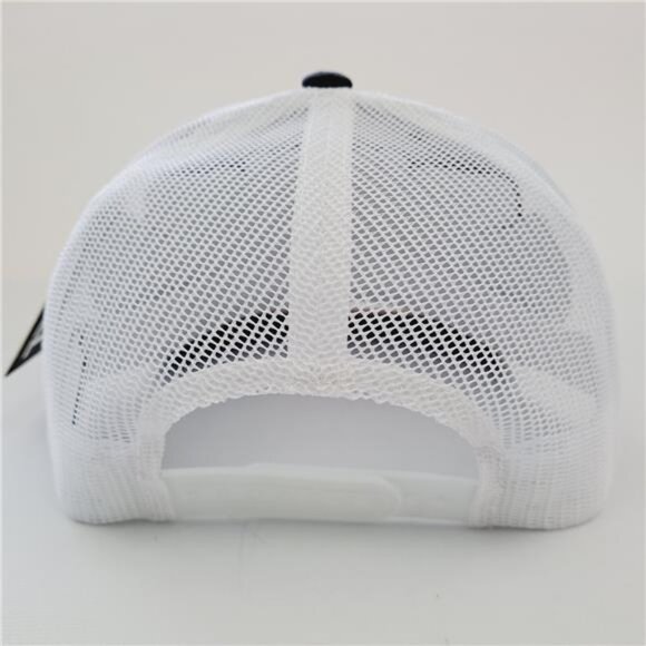 Retro Mahi Mahi Tuna Deep Fishing Leather Patch Hat Cap Kamel 815 Mesh Trucker main image 5